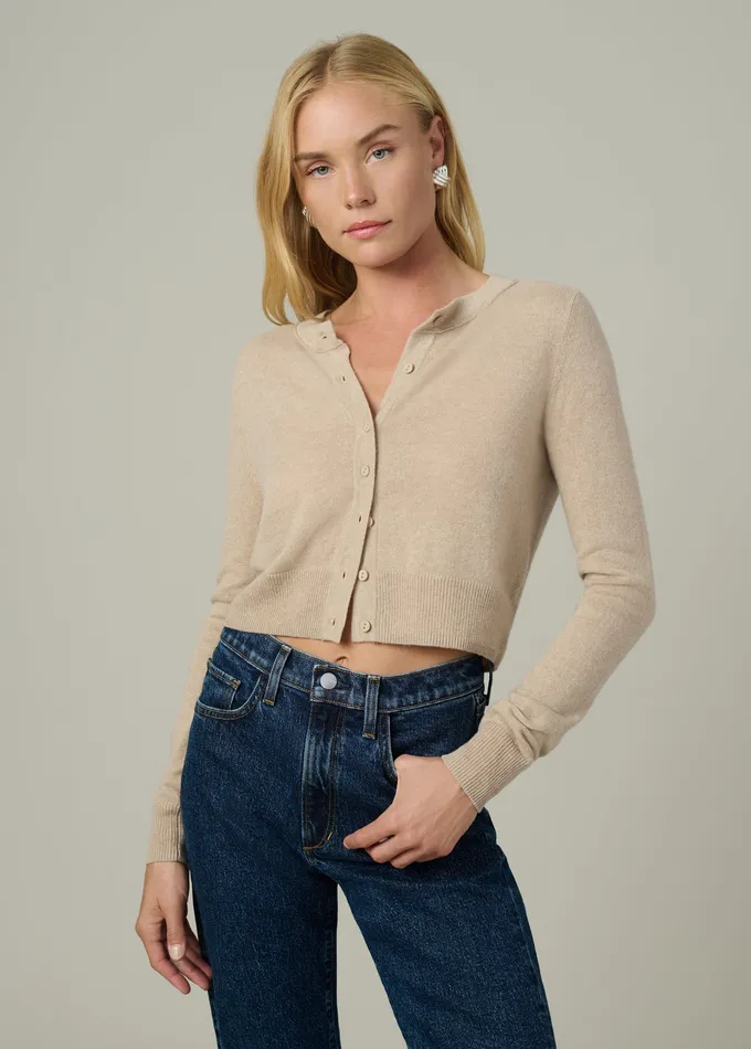 Joe8217s Jeans Sweaters Women THE DANI CASHMERE CARDIGAN Oatmeal