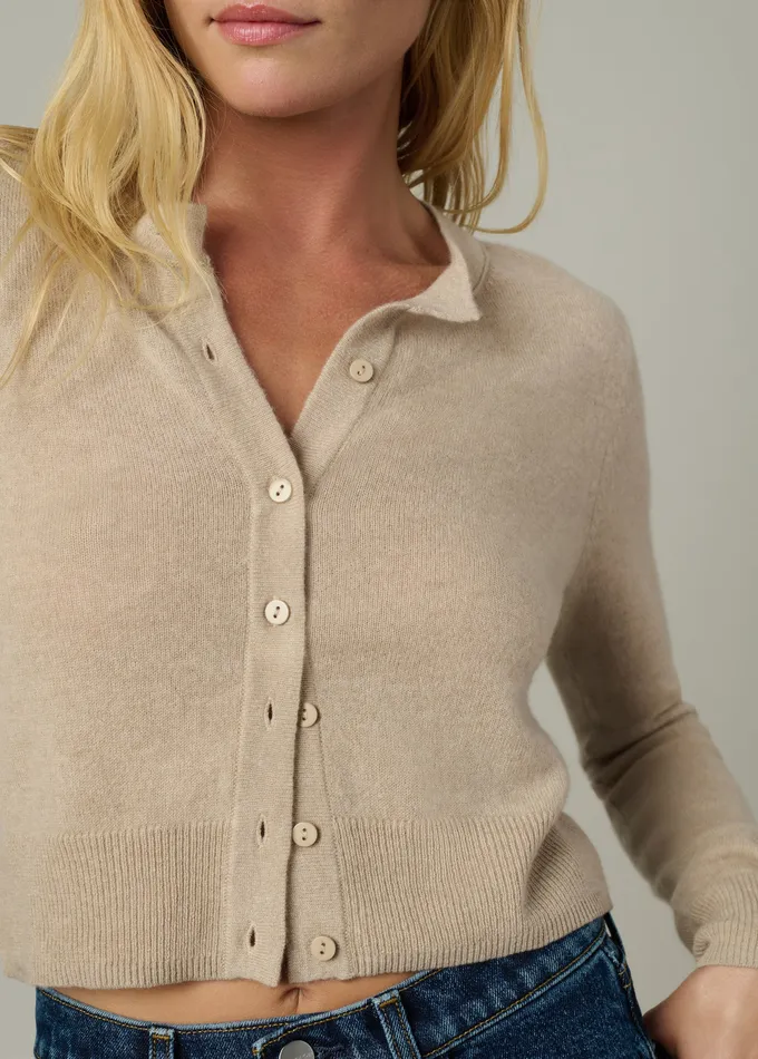 Joe8217s Jeans Sweaters Women THE DANI CASHMERE CARDIGAN Oatmeal
