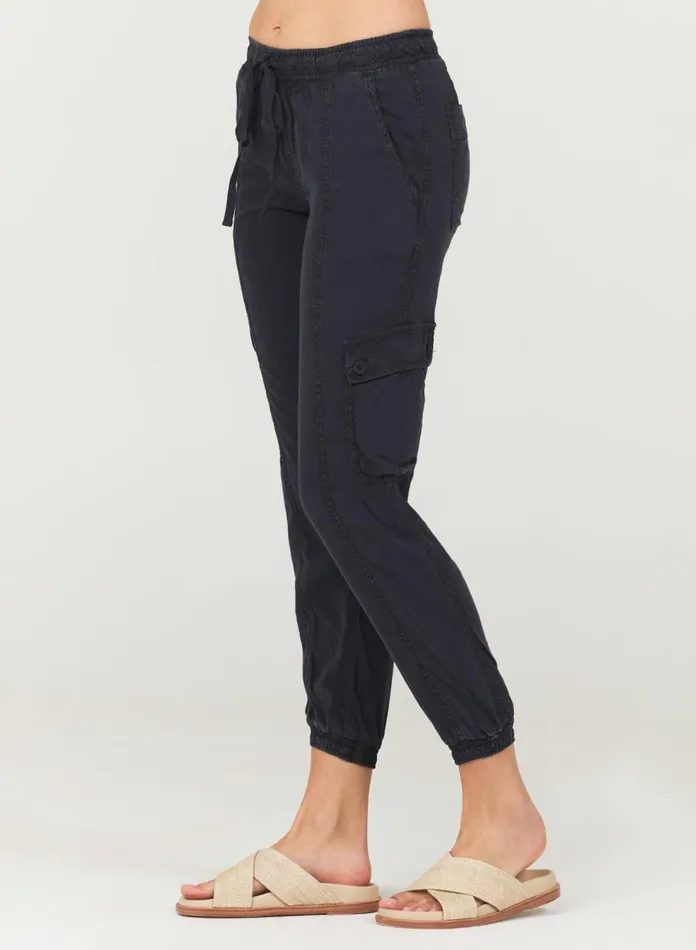 Joggers Women Bella Dahl Cargo Track Pants 8211 Black Joggers Women Bella Dahl Cargo Track Pants 8211 Black