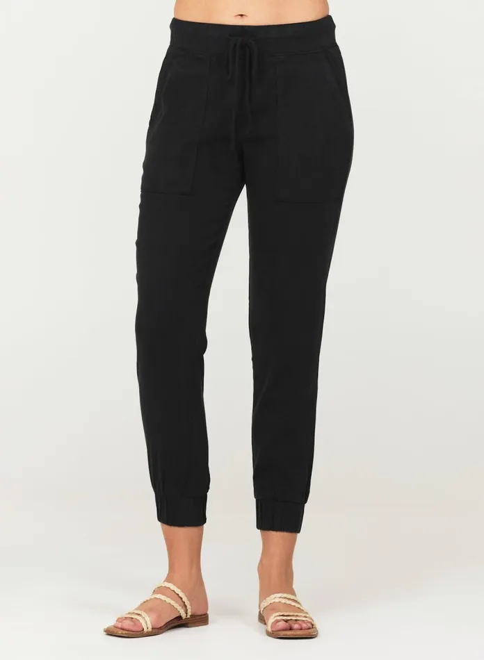 Joggers Women Bella Dahl Pocket Jogger 8211 Vintage Black