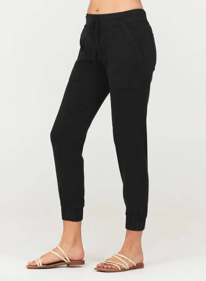 Joggers Women Bella Dahl Pocket Jogger 8211 Vintage Black