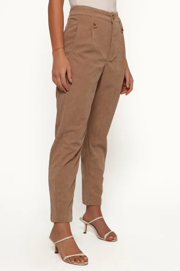 Jones Cord Pant Brown Pants Petal and Pup Women