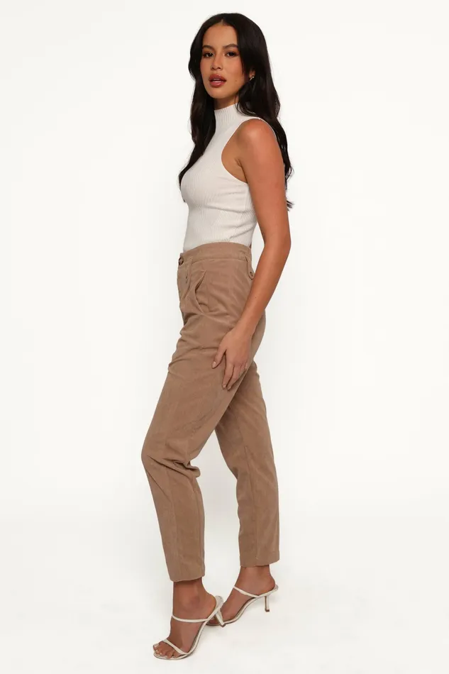 Jones Cord Pant Brown Pants Petal and Pup Women