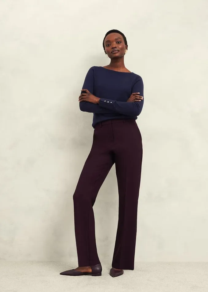 Jumpers and Cardigans Women HOBBS Perla Merino Wool Jumper Hobbs Navy