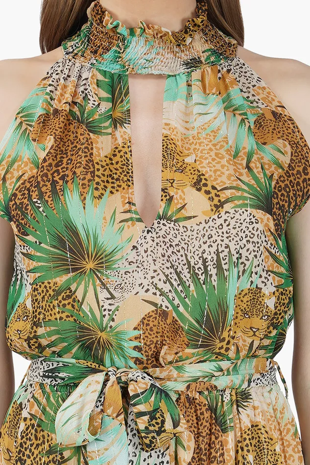 Jumpsuits America and Beyond Women Masai Cheetah Jumpsuit