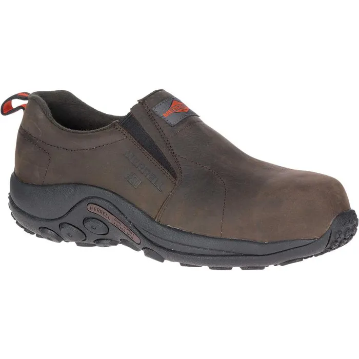 Jungle Moc Leather Comp Toe SD Work Shoe Espresso Men Merrell SlipOns Jungle Moc Leather Comp Toe SD Work Shoe Espresso Men Merrell SlipOns
