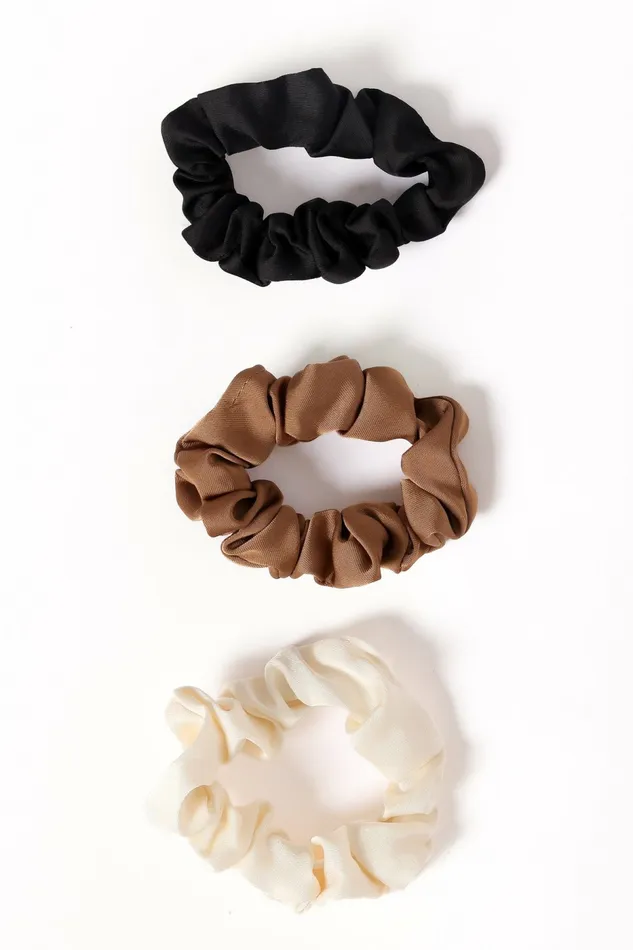 Karina Hair Ties CreamBrownBlack Women Hair Accessories Petal and Pup