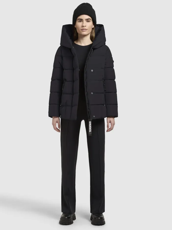 KHUJO Jacke Jacke CAMEA Schwarz Schwarz Women Puffer Jackets