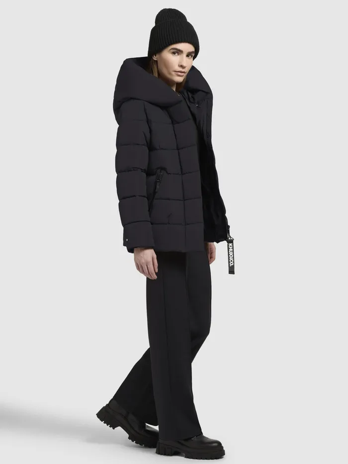 KHUJO Jacke Jacke CAMEA Schwarz Schwarz Women Puffer Jackets