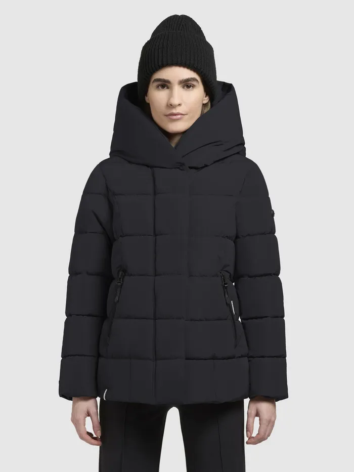 KHUJO Jacke Jacke CAMEA Schwarz Schwarz Women Puffer Jackets