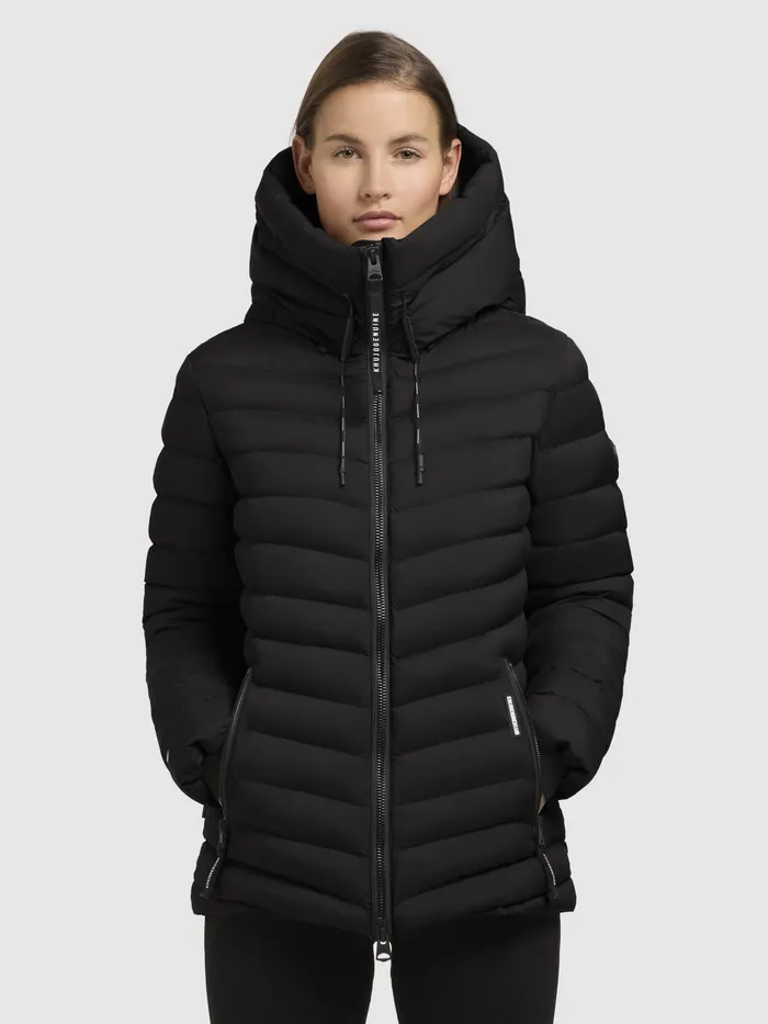 KHUJO Jacke PACE Schwarz Schwarz Women Puffer Jackets