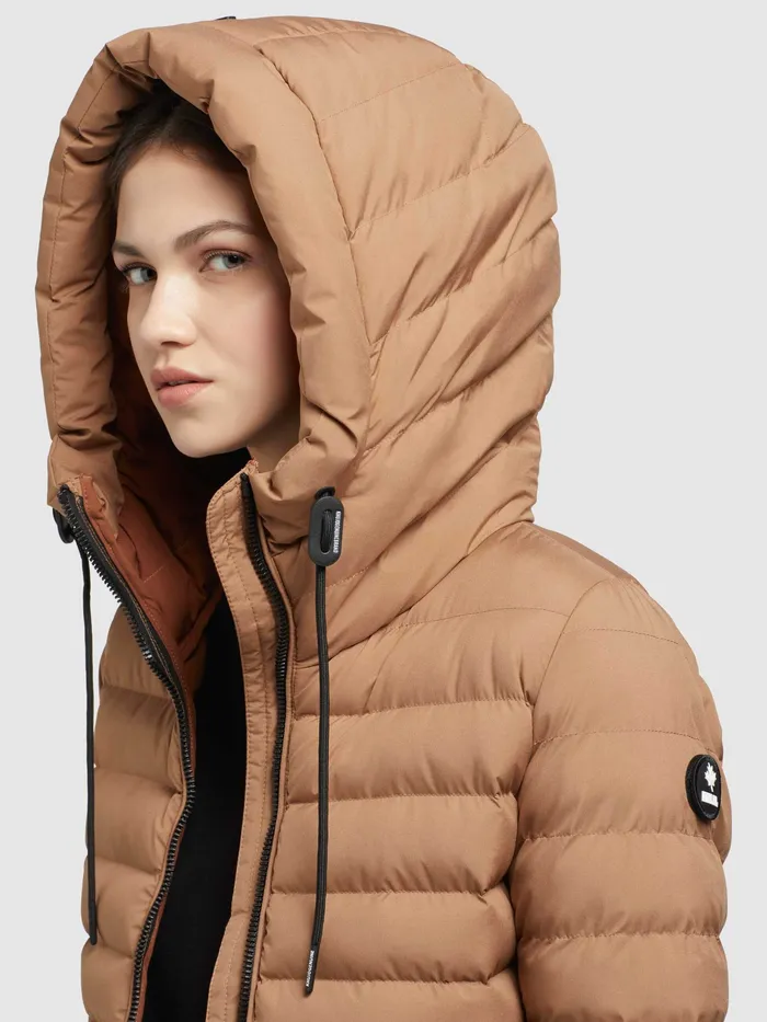KHUJO Puffer Jackets Women Jacke LOVINA3 MATT Beige Beige
