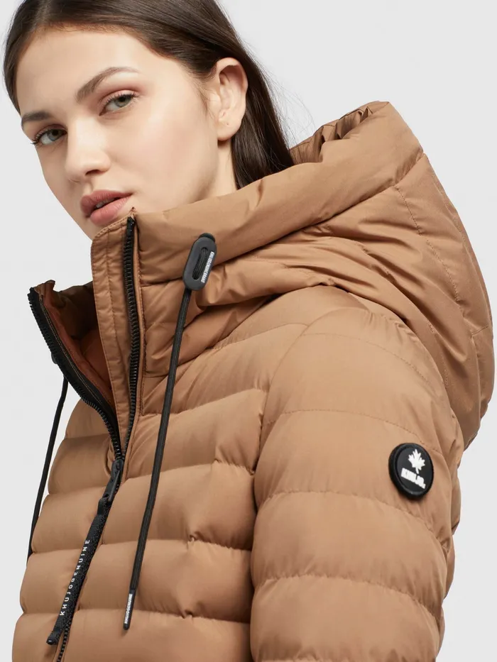 KHUJO Puffer Jackets Women Jacke LOVINA3 MATT Beige Beige