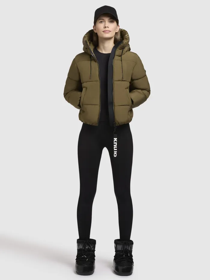 KHUJO Quilted Jackets Women Jacke ELIDA Khaki Khaki