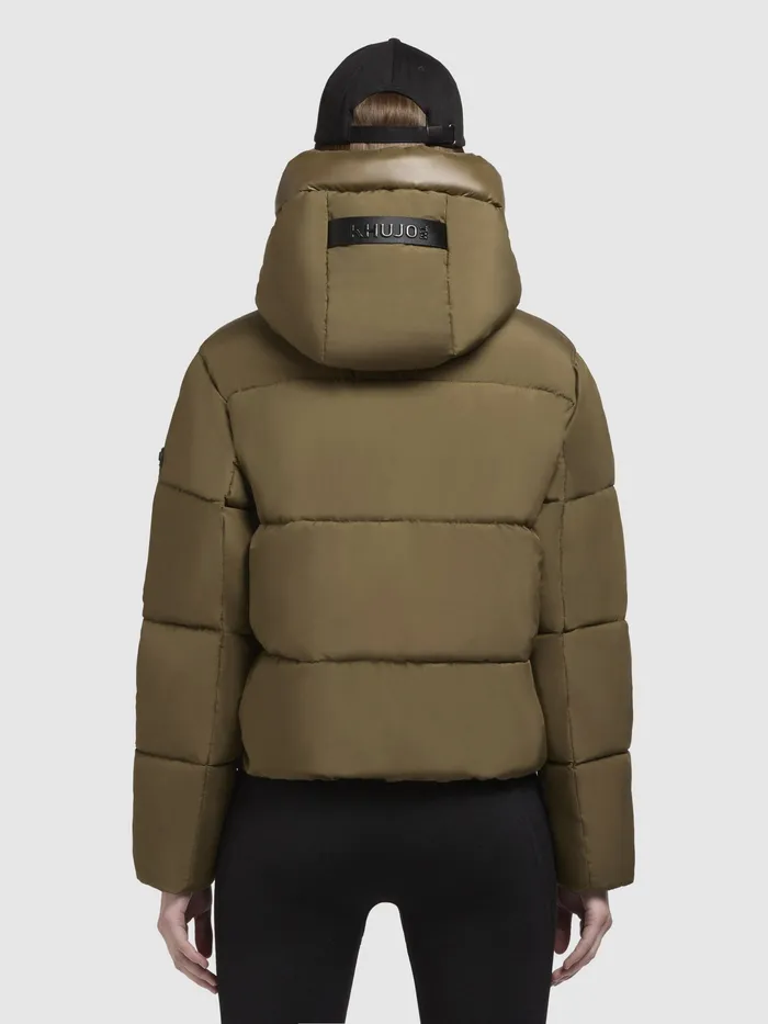 KHUJO Quilted Jackets Women Jacke ELIDA Khaki Khaki