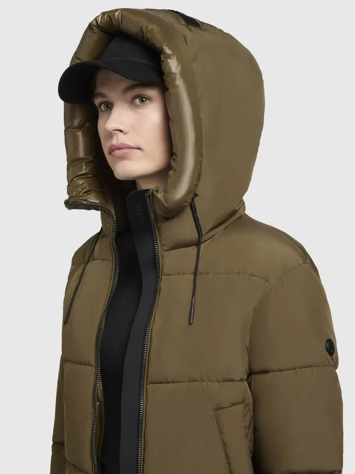 KHUJO Quilted Jackets Women Jacke ELIDA Khaki Khaki