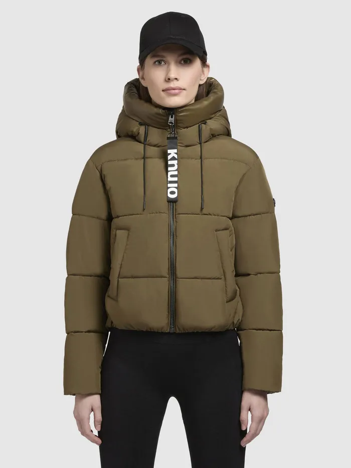 KHUJO Quilted Jackets Women Jacke ELIDA Khaki Khaki