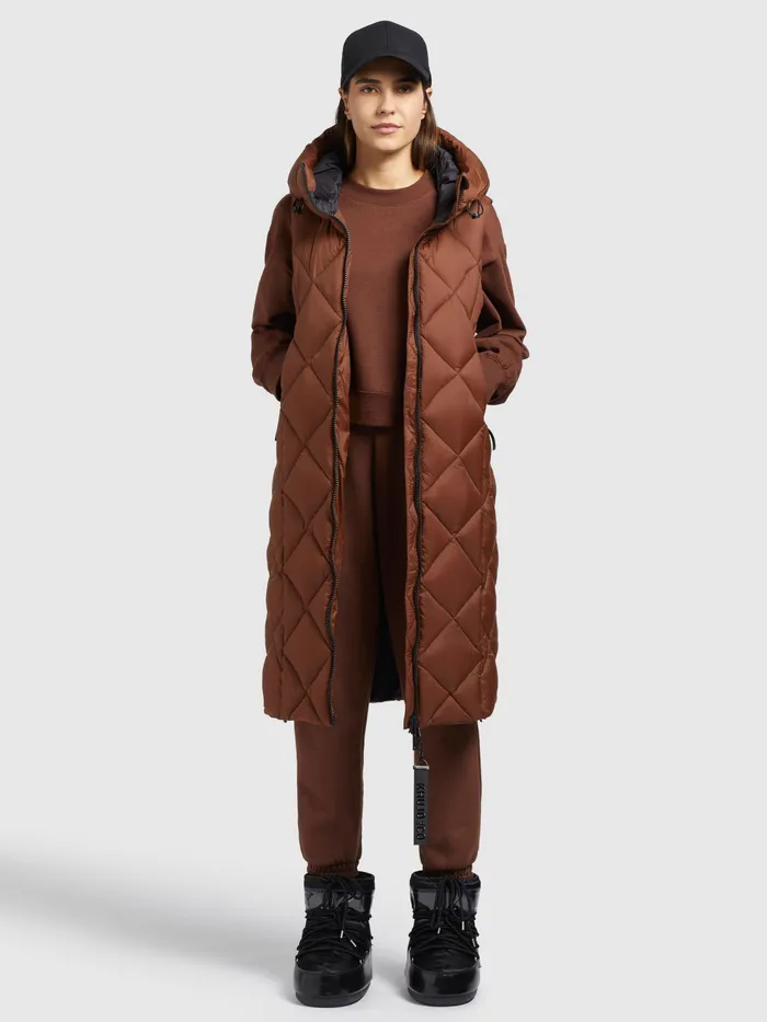 KHUJO Quilted Vests Women Weste DILA Braun Braun