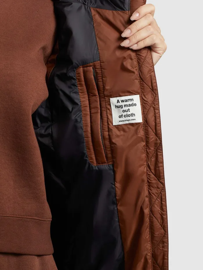 KHUJO Quilted Vests Women Weste DILA Braun Braun