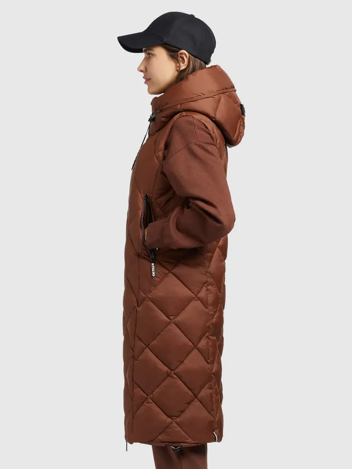KHUJO Quilted Vests Women Weste DILA Braun Braun