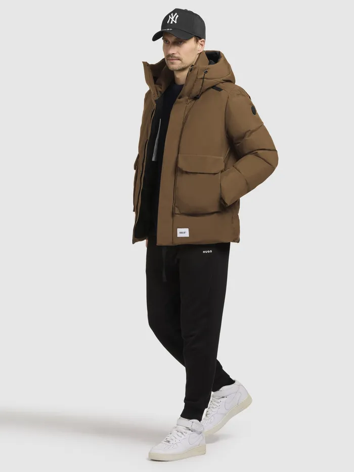 KHUJO Short Jackets Men Jacke HINTO2 Khaki Khaki