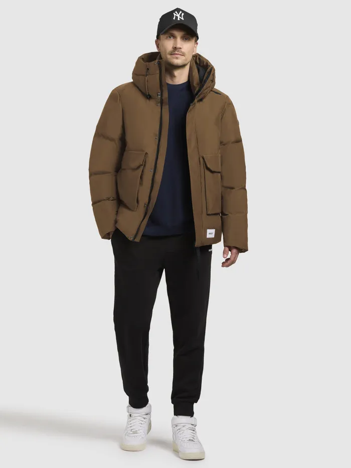 KHUJO Short Jackets Men Jacke HINTO2 Khaki Khaki