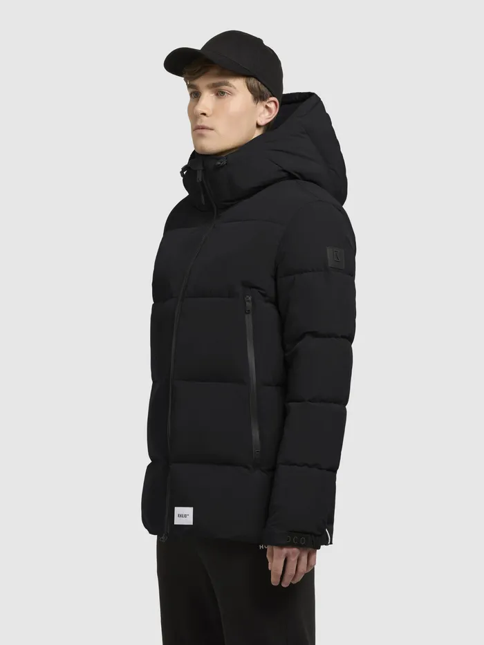 KHUJO Short Jackets Men Jacke ROAN Schwarz Schwarz