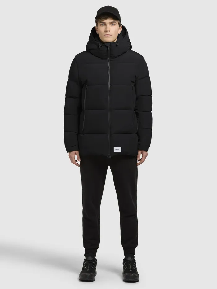 KHUJO Short Jackets Men Jacke ROAN Schwarz Schwarz