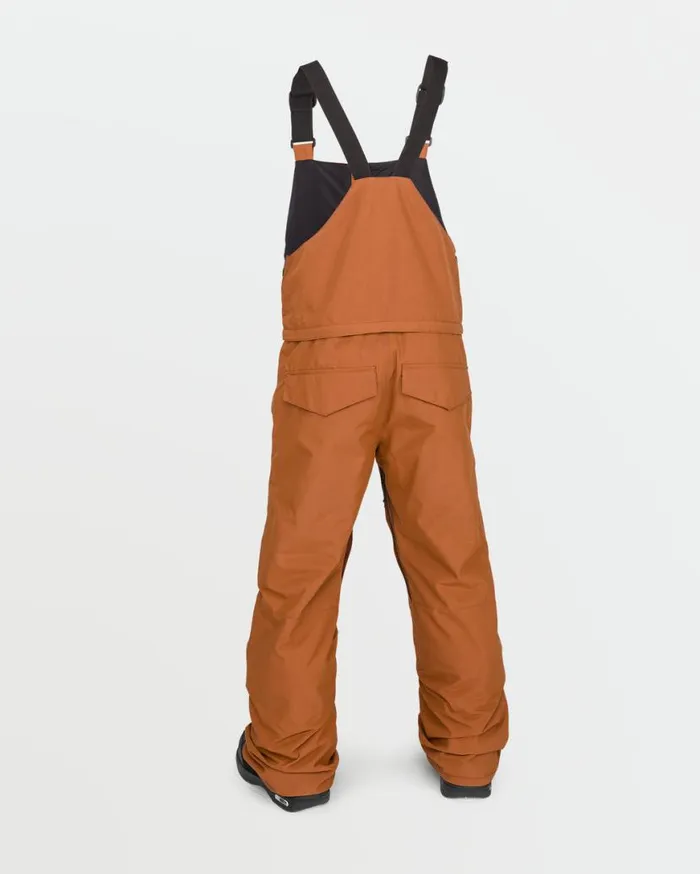 Kids Barkley Insulated Bib Overalls 8211 Caramel Kids Volcom Pants