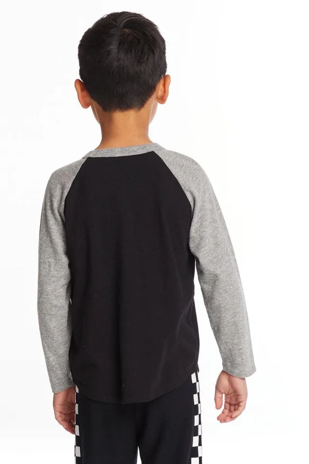 Kids Chaser Brand Boys Music Is Life Boys Baseball Tee