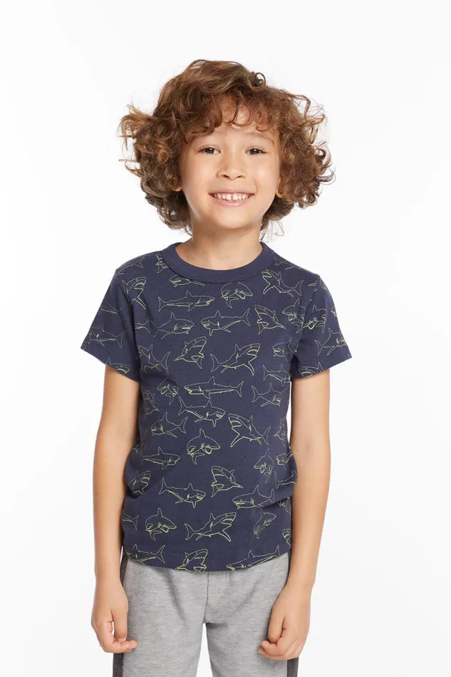 Kids Chaser Brand Boys Sharks Boys Tee