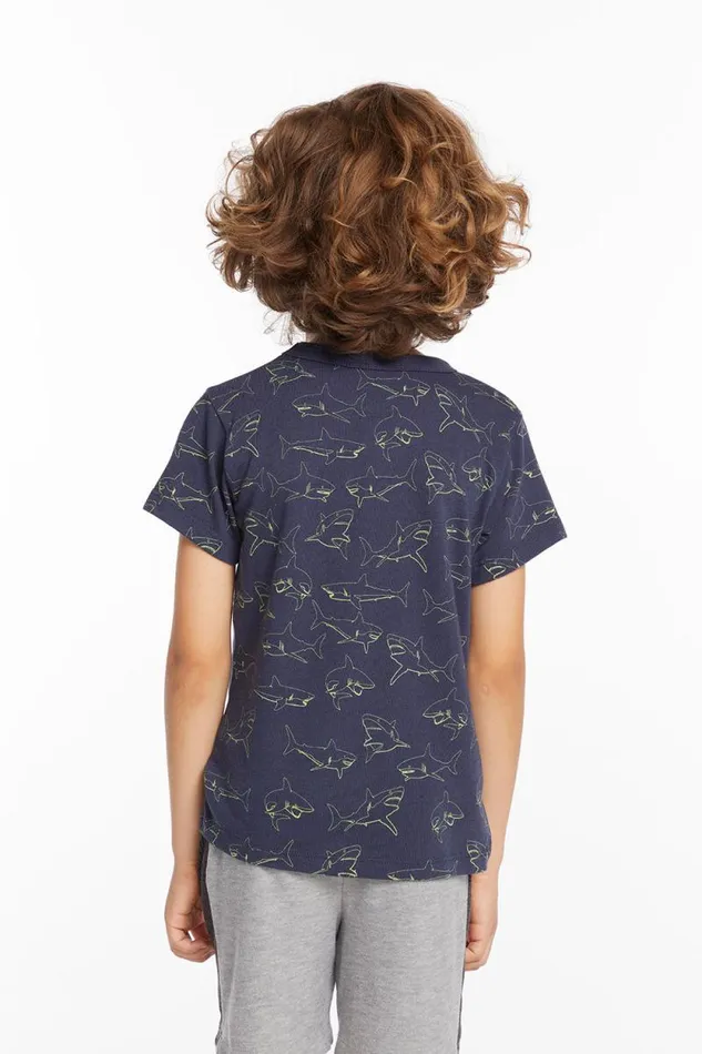 Kids Chaser Brand Boys Sharks Boys Tee