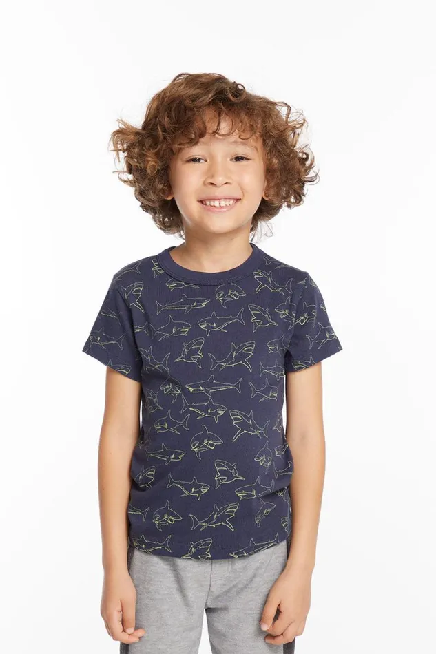 Kids Chaser Brand Boys Sharks Boys Tee