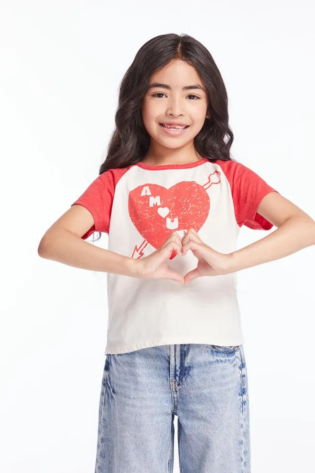 Kids Chaser Brand Girls Amour Girls Tee