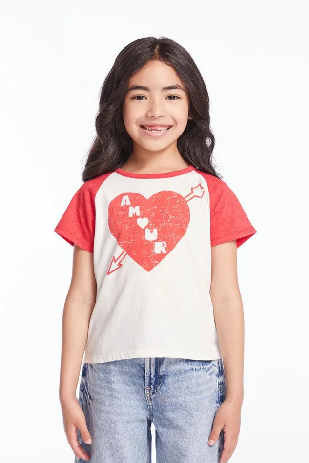 Kids Chaser Brand Girls Amour Girls Tee