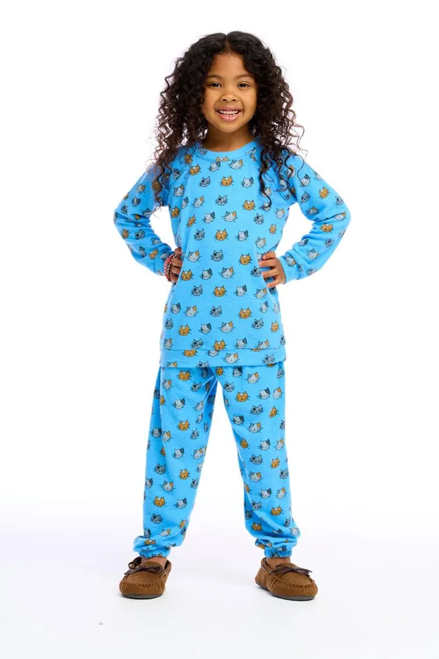 Kids Chaser Brand Girls Cat Pullover