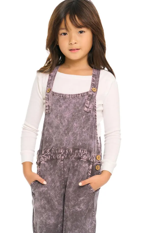 Kids Chaser Brand Girls Cool Girl Overalls