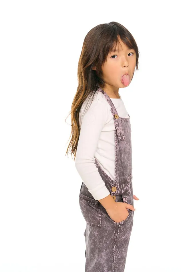 Kids Chaser Brand Girls Cool Girl Overalls