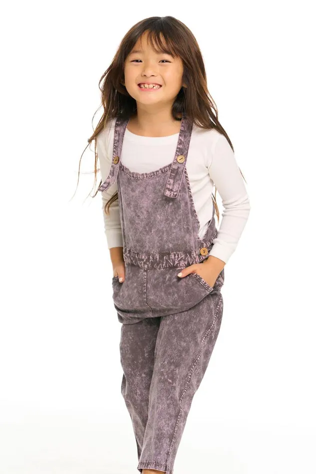 Kids Chaser Brand Girls Cool Girl Overalls
