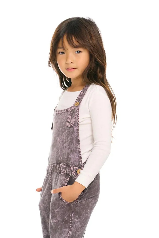 Kids Chaser Brand Girls Cool Girl Overalls