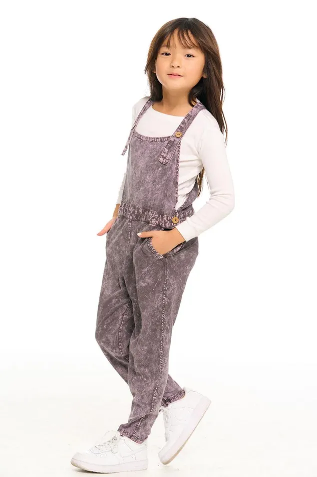 Kids Chaser Brand Girls Cool Girl Overalls