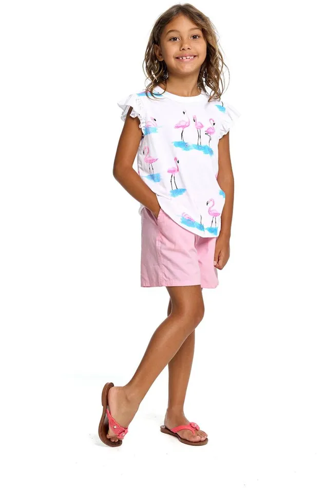 Kids Chaser Brand Girls Girls Heirloom Wovens Flouncy Shorts