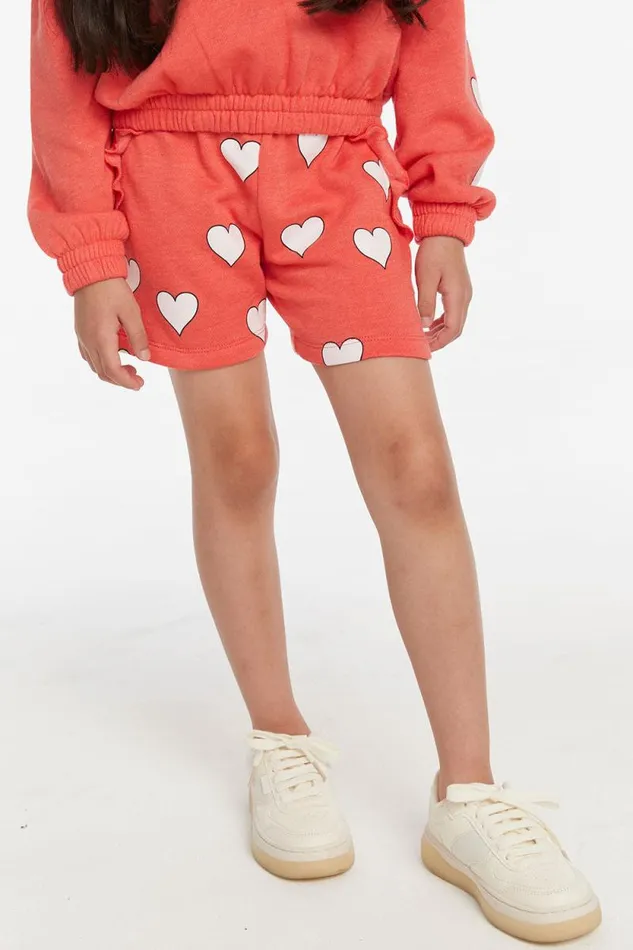 Kids Chaser Brand Girls Hearts Girls Shorts
