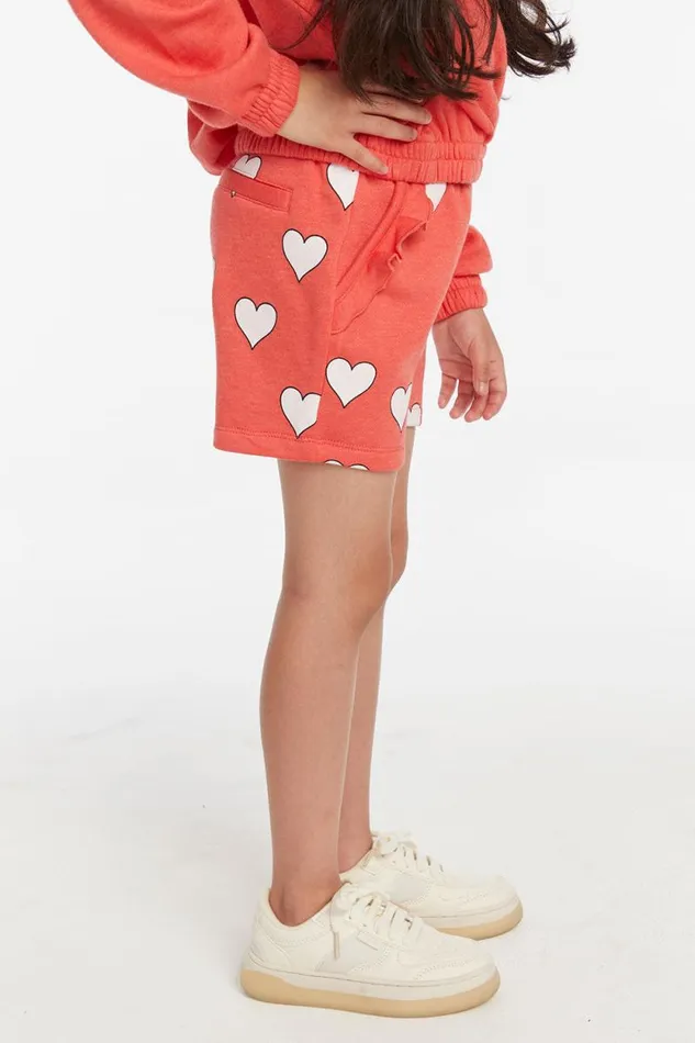 Kids Chaser Brand Girls Hearts Girls Shorts