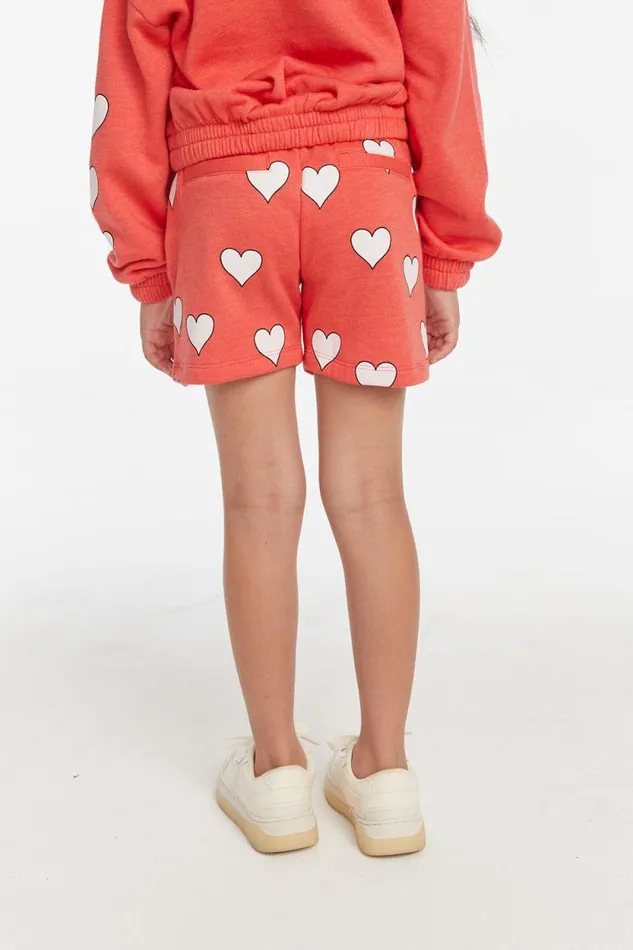 Kids Chaser Brand Girls Hearts Girls Shorts