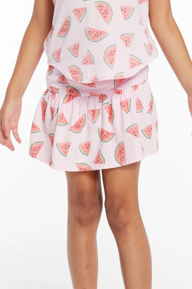 Kids Chaser Brand Girls Peplum Watermelon Heaven Girls Skort