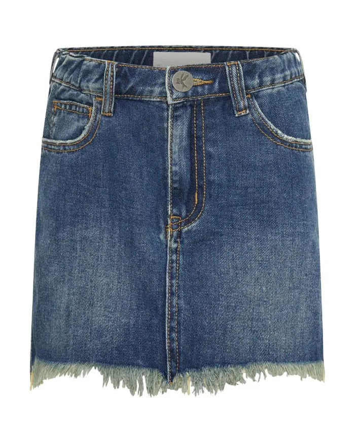 Kids KIDS DIRTY INDIGO 2020 MINI HIGH WAIST DENIM SKIRT One Teaspoon Kids