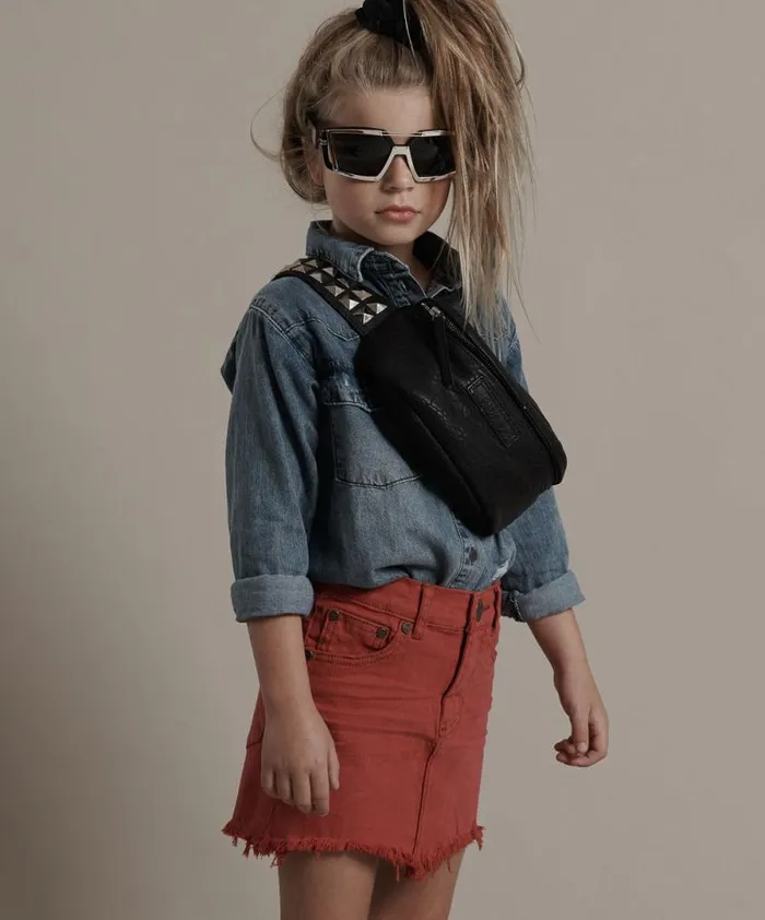 Kids KIDS RED PUNK 2020 MINI SKIRT One Teaspoon Kids