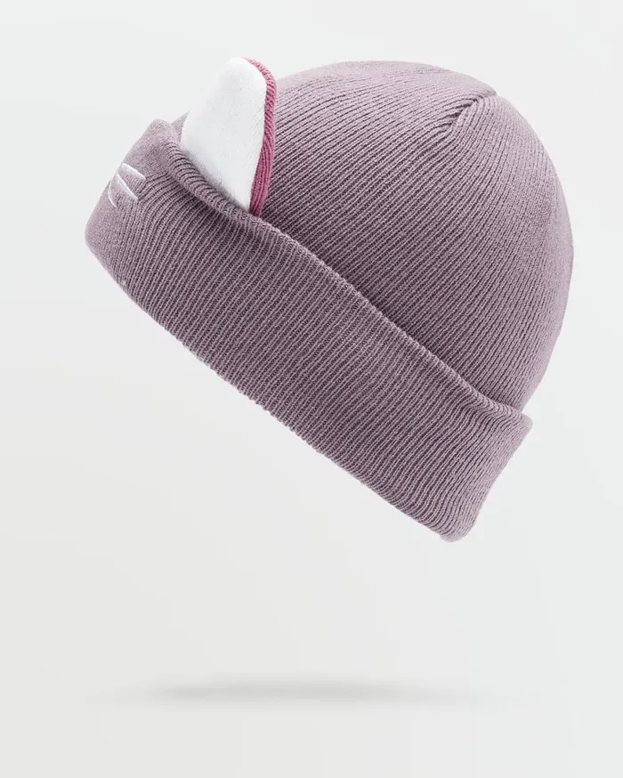 Kids Snow Creature Beanie 8211 Dusty Lavender Kids Volcom Beanies