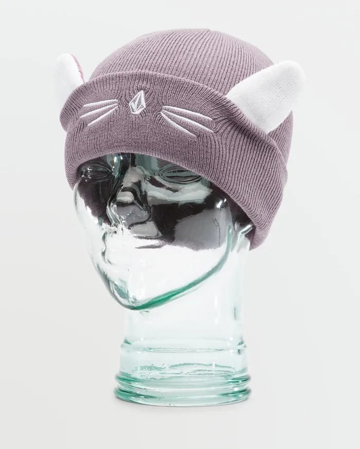 Kids Snow Creature Beanie 8211 Dusty Lavender Kids Volcom Beanies